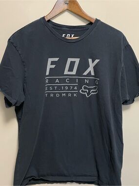 FOX Racing Men's Black Logo T-Shirt XL